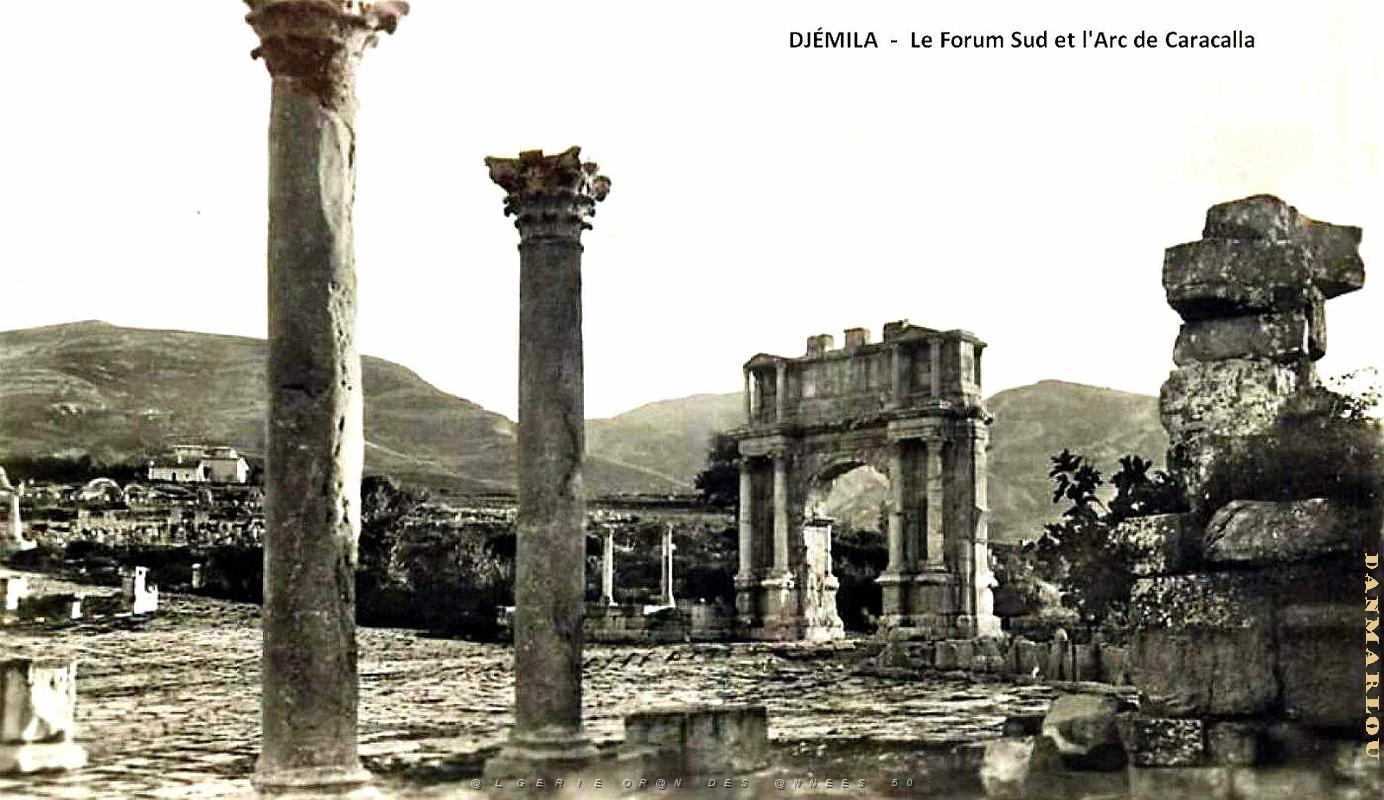 Djmila - Forum Sud et Arc de Caracalla.jpg